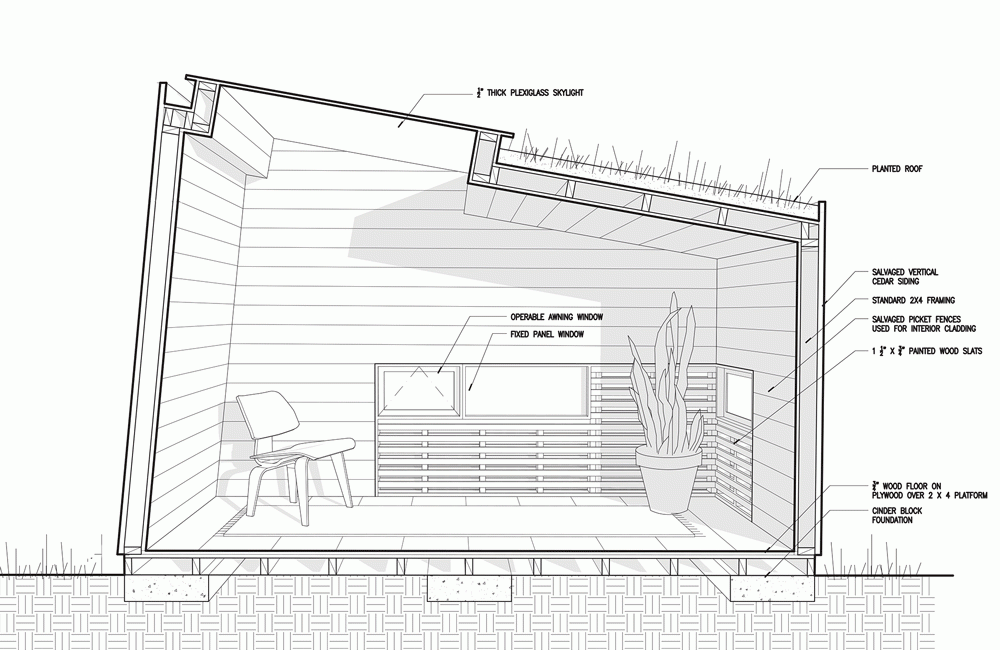 Brooklyn Garden Studio by Hunt Architecture