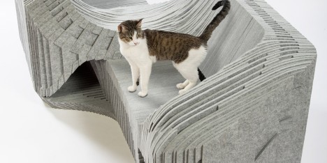 Cat houses by Los Angeles-based architects for FixNation