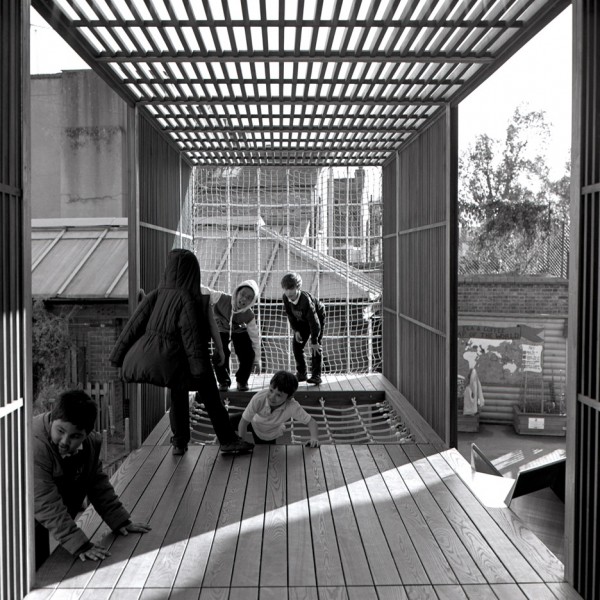 The Chisenhale Primary School Playground by Asif Khan in East London, UK