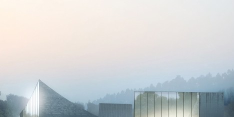 Club house and gallery by Schmidt Hammer Lassen Architects