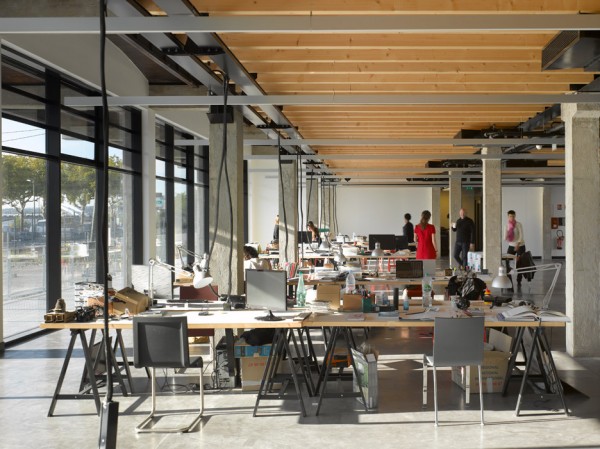 Confluence School by Studio Odile Decq in Lyon, 2014. Photograph by Roland Halbe
