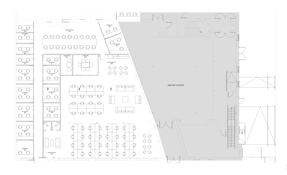 Coworking space by Leeser Architecture