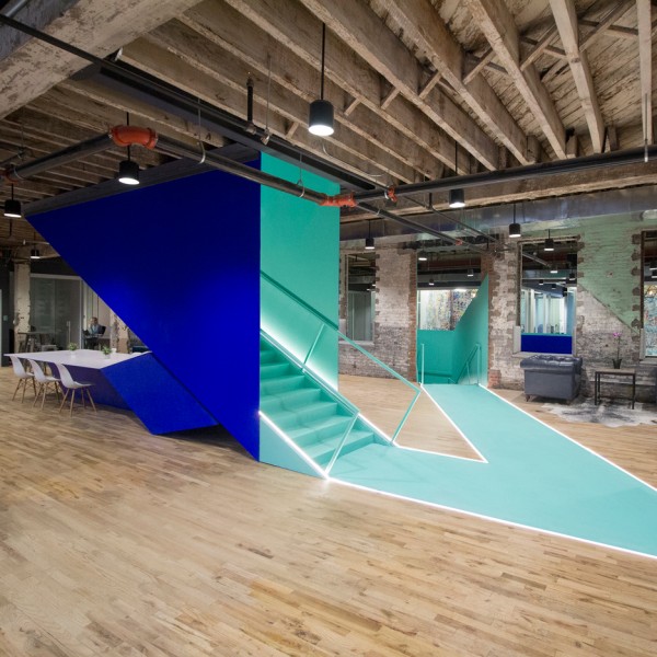Coworking space by Leeser Architecture