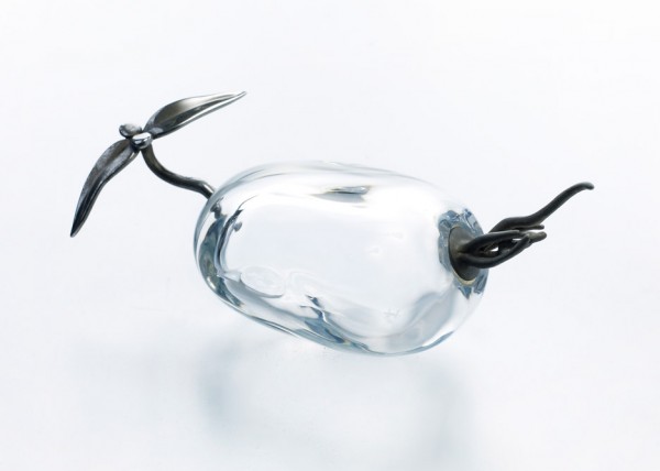 Crystal seedcase by Japanese artst Azuma Makoto for Capsule #5 exhibition at Chamber in New York, USA