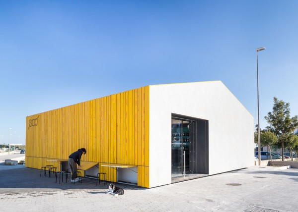 Eco Bar and Cafe by Giuseppe Gurrieri in Sicily, Italy. Photograph by Filippo Poli
