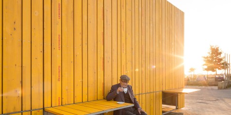 Eco Bar and Cafe by Giuseppe Gurrieri in Sicily, Italy. Photograph by Filippo Poli
