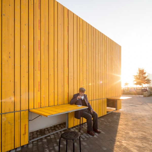 Eco Bar and Cafe by Giuseppe Gurrieri in Sicily, Italy. Photograph by Filippo Poli
