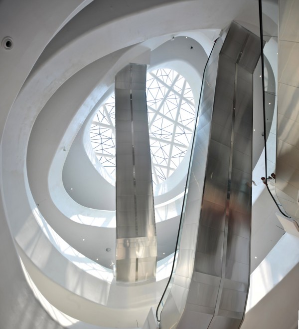 Fangshan Tangshan National Geopark Museum by Studio Odile Decq in Nanjing, 2015. Photograph courtesy of Studio Odile Decq