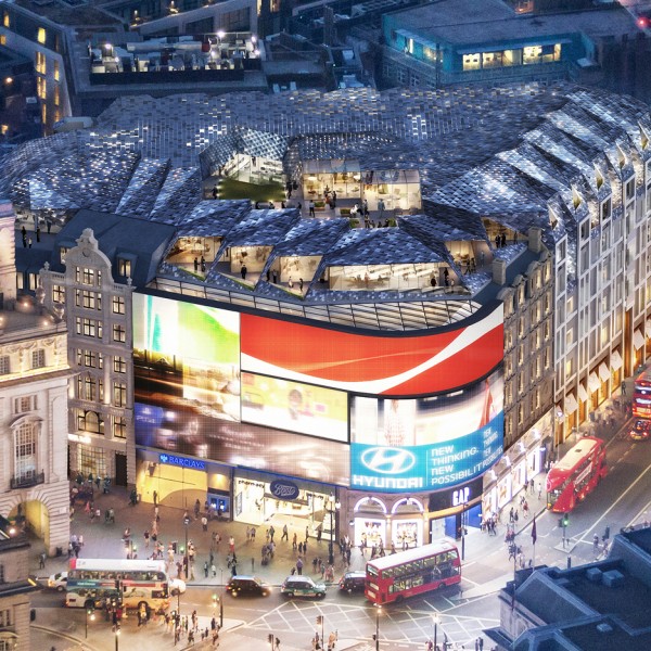 Piccadilly Circus redevelopment by Fletcher Priest