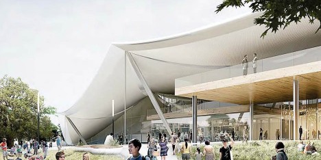 BIG and Heatherwick rework Google HQ design for smaller Mountain View site