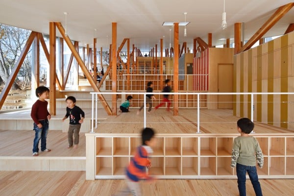 Hakusui Nursery School by Yamazaki Kentaro Design Workshop