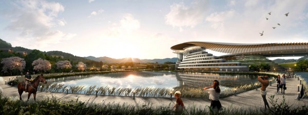 Horse Park in Yeongcheon by NOW Architects and Grimshaw
