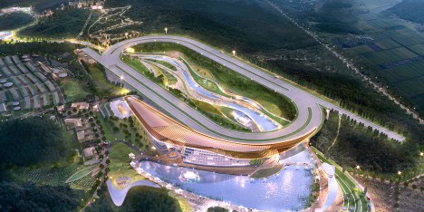 Horse Park in Yeongcheon by NOW Architects and Grimshaw
