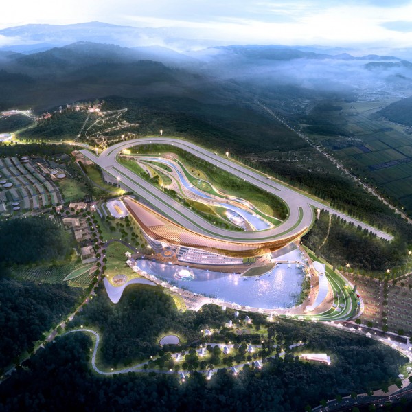 Horse Park in Yeongcheon by NOW Architects and Grimshaw