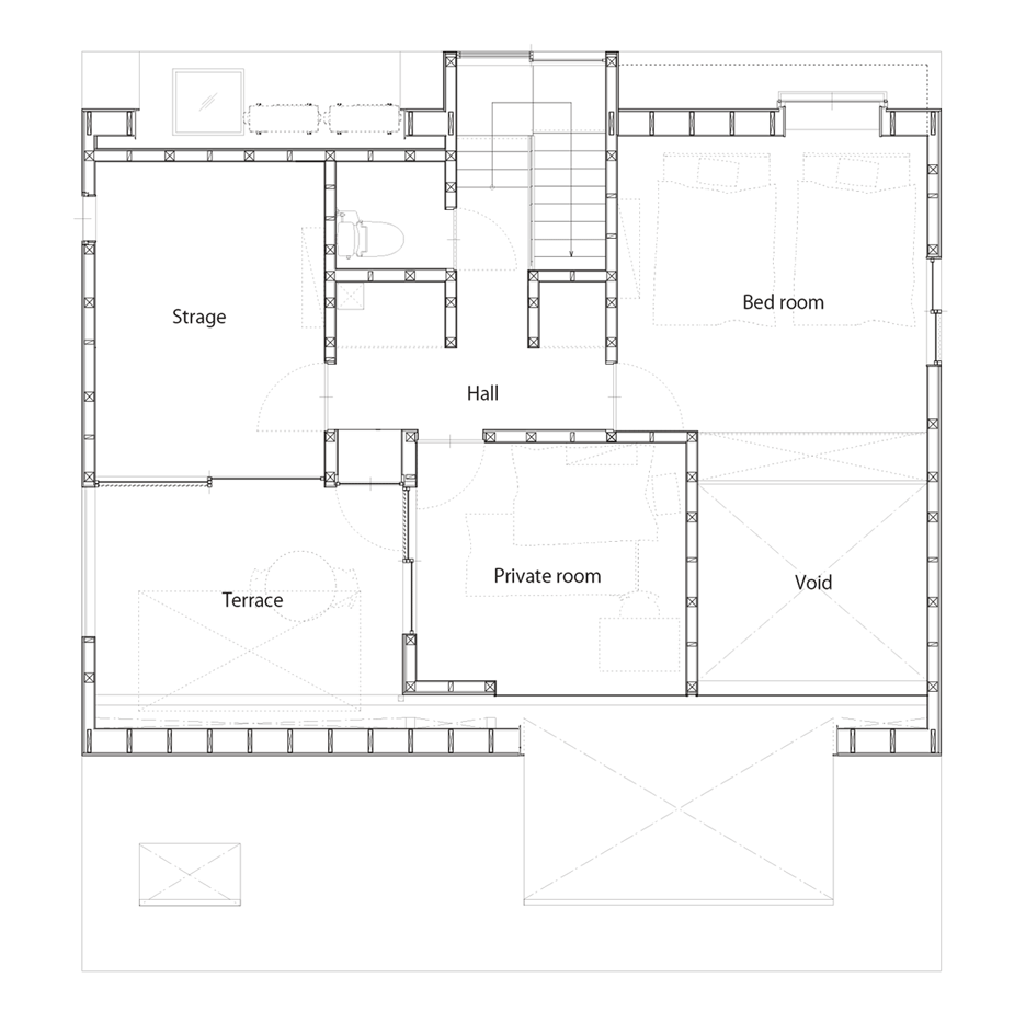 House in Utsunomiya by Suppose Design Office
