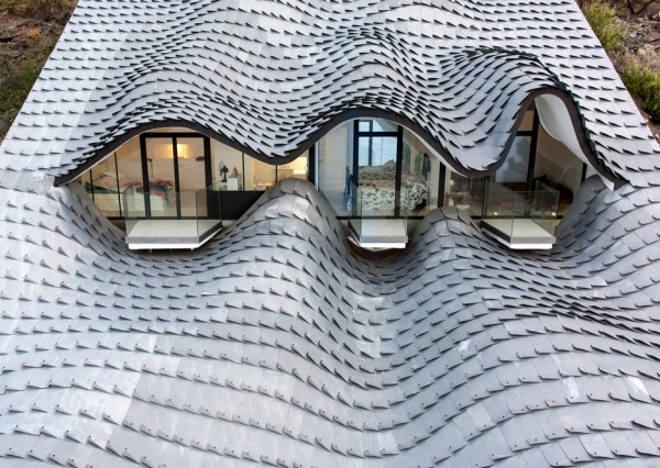 House on the cliff by Gilbartolome Architects in Granada, Spain