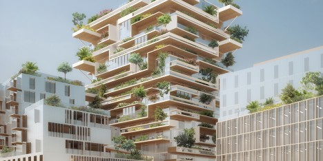 Jean Paul Viguier selected ahead of Sou Fujimoto for timber-framed tower complex in Bordeaux