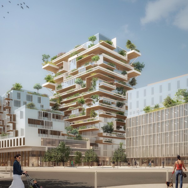 Jean Paul Viguier selected ahead of Sou Fujimoto for timber-framed tower complex in Bordeaux