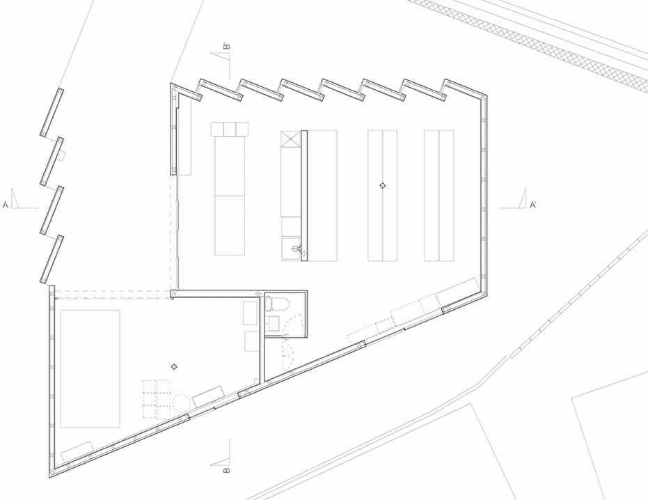 Inagawa Cemetery Warehouse by Key Operation and Atelier Fish