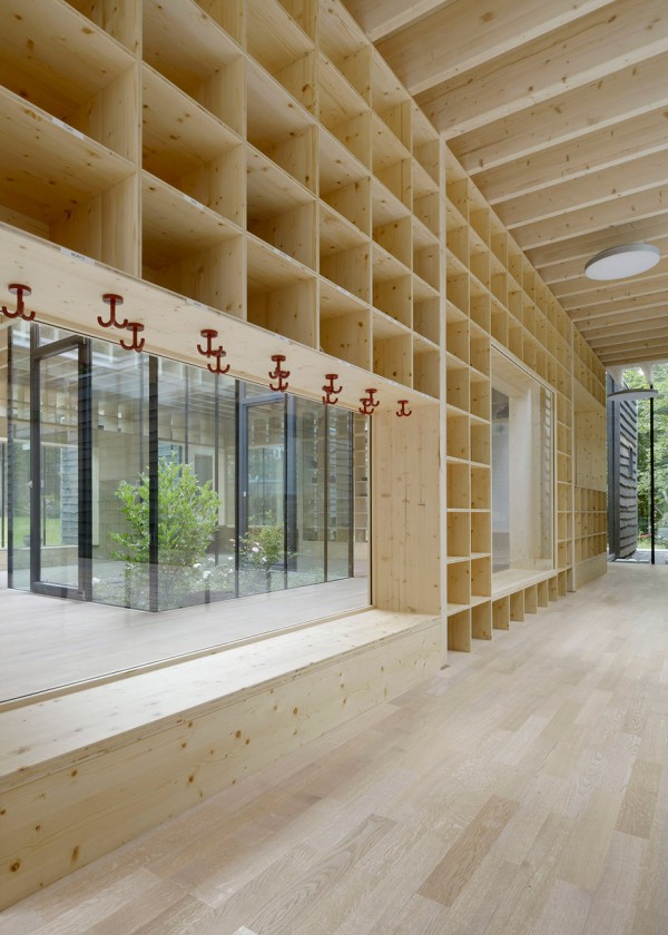Kinderkrippe by Kraus Schonberg Architekten a timber Nursery School in Hamburg Germany