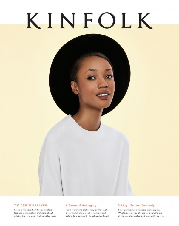 The cover of Kinfolk Issue 16, The Essentials Issue