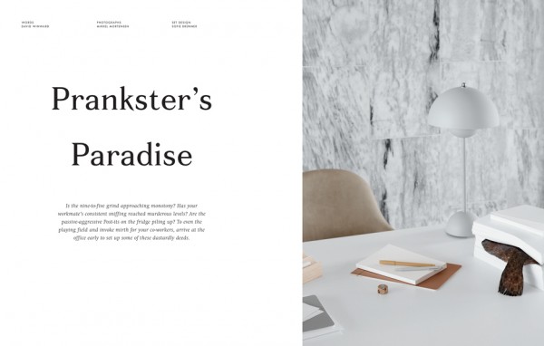 Page spread from Kinfolk Issue 19, The Adrenaline Issue