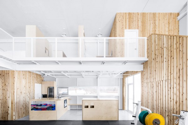La taule sports and gymnastics centre by Architecture Microclimate, photography by Adrien Williams