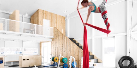 Architecture Microclimat completes Canadian fitness centre for body builders and gymnasts