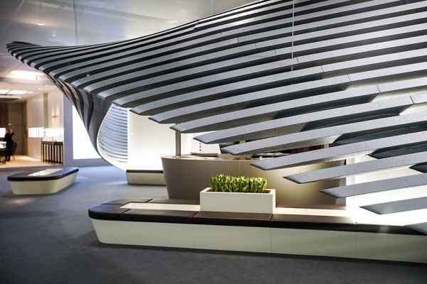 Lamellae Twisted Cuff by Zaha Hadid