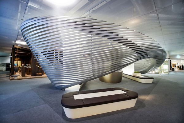 Lamellae Twisted Cuff by Zaha Hadid