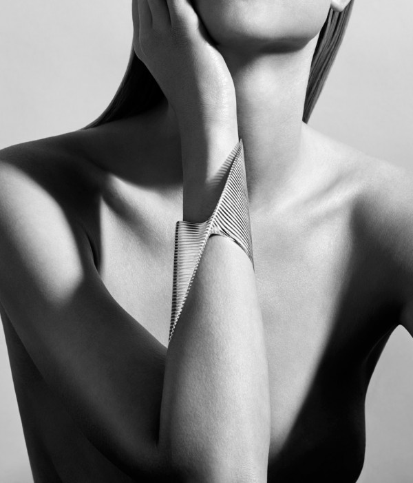 Lamellae Twisted Cuff by Zaha Hadid