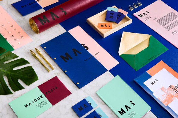 Branding for Masquespacio interior-design studio renovation in Valencia Spain