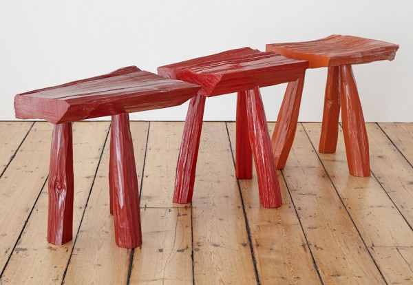 Urushi Stools by Max Lamb, 2016