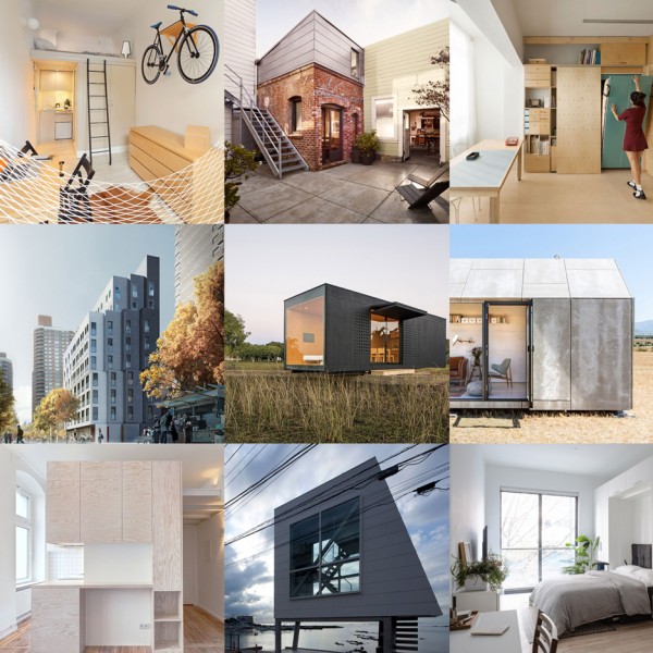 Micro apartments feature on Dezeen's Pinterest board