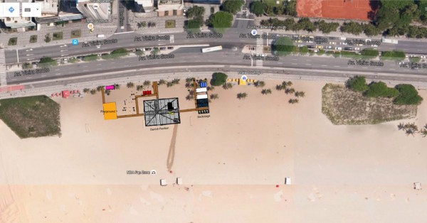 Beach pavilion in Rio de Janeiro for Olympics 2016 by Henning Larsen