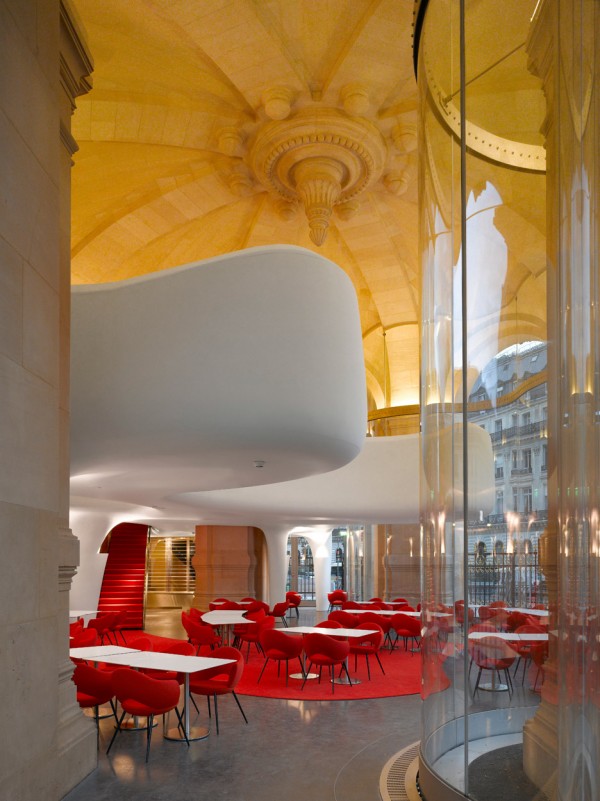 Phantom Restaurant Opera Garnier by Studio Odile Decq in Paris, 2011. Photograph by Roland Halbe
