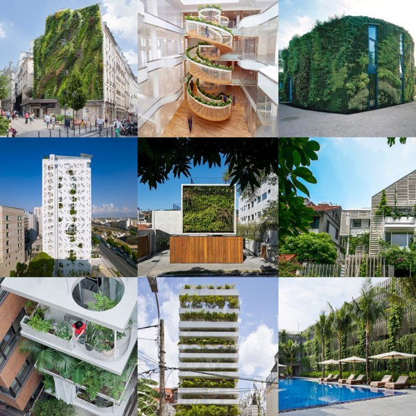 Buildings in bloom feature on Dezeen's plants Pinterest board