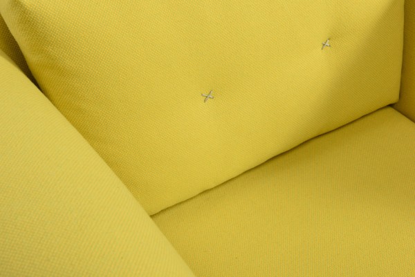 Ineke Hans' Plouf armchair and pouffe for Moome