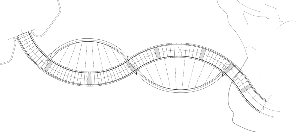 Queen Elizabeth Quay bridge in Perth, Australia by Arup Associates