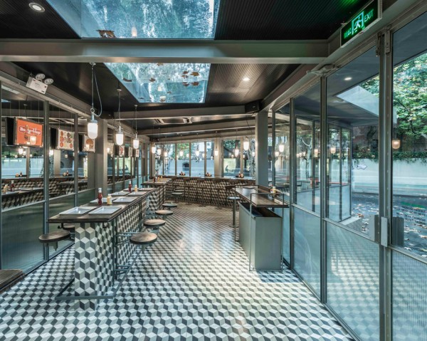 Rachel's Burger restaurant by Neri&Hu