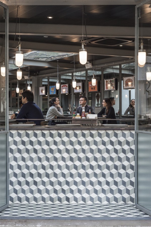 Rachel's Burger restaurant by Neri&Hu