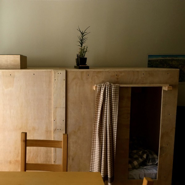 Peter Berkowitz builds sleeping pod in friend’s apartment to escape San Francisco rents
