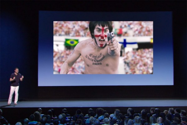 Sasha Baron Cohen Apple Keynote spoof Brothers Grimsby