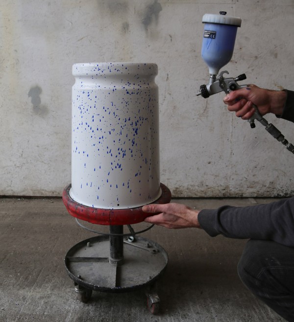 Splatter stool by Max Lamb for Hem