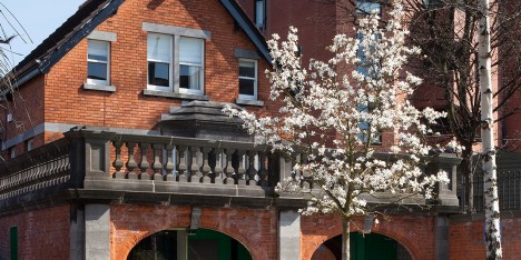 TAKA slots tearooms and toilets beneath brick arches in Dublin’s St Patrick’s Park