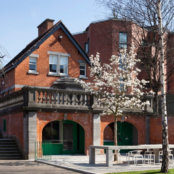 TAKA slots tearooms and toilets beneath brick arches in Dublin’s St Patrick’s Park