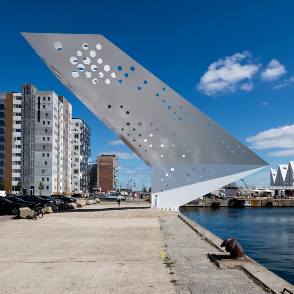 The Salling Tower at Aarhus Harbour by Dorte Mandrup