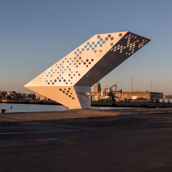 The Salling Tower at Aarhus Harbour by Dorte Mandrup