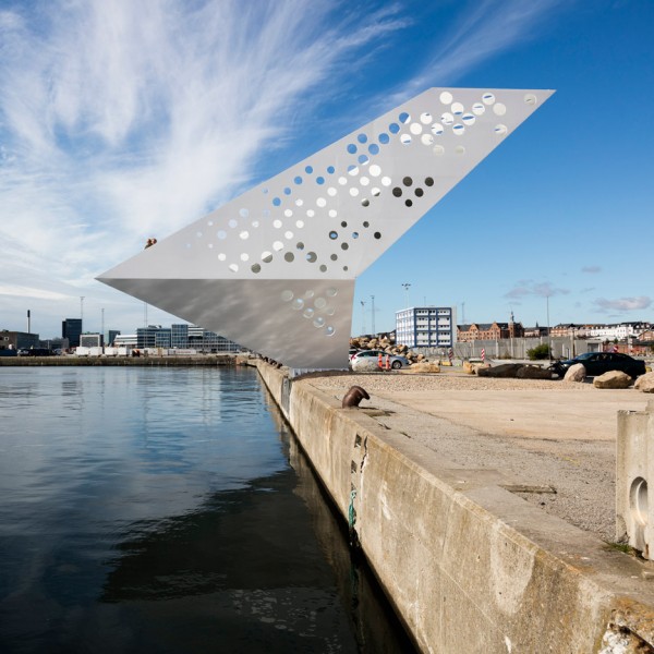 The Salling Tower at Aarhus Harbour by Dorte Mandrup