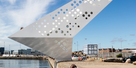 The Salling Tower at Aarhus Harbour by Dorte Mandrup